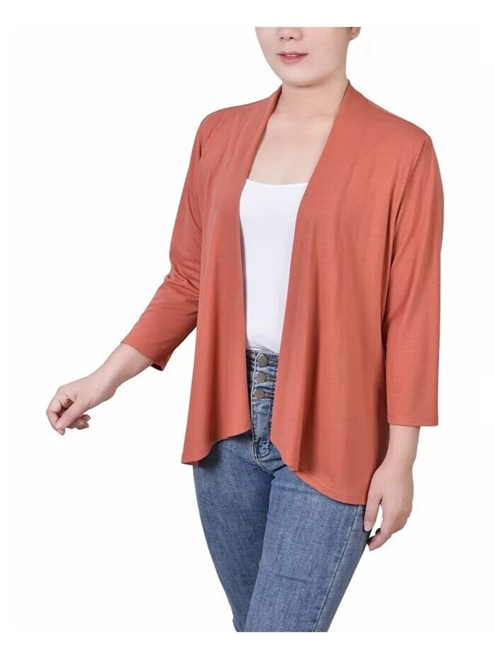 NY Collection Petite Solid Carnelian PL
